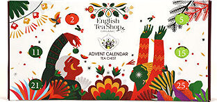 English Tea Shop Truhlík bílý čajový adventní kalendář