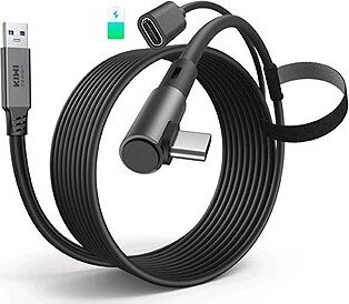 Kiwi dizajn Charging Link Cable 5m for Quest 3/2/1/Pro and Pico 4 Black