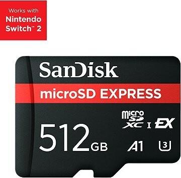 SanDisk MicroSD Express 512 GB (NVMe)