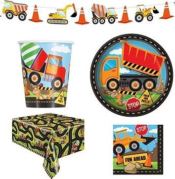 GODAN Detská narodeninová sada stavba, 10 osôb