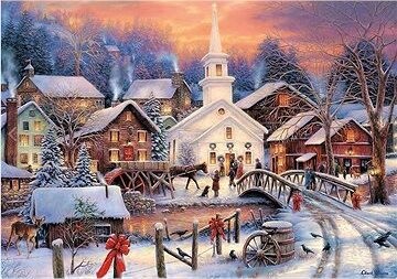 Trefl Puzzle Biele Vianoce 1000 dielikov