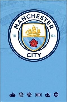 Manchester City: Club Crest – plagát