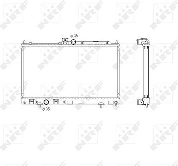 NRF Chladič, chladenie motora 53591