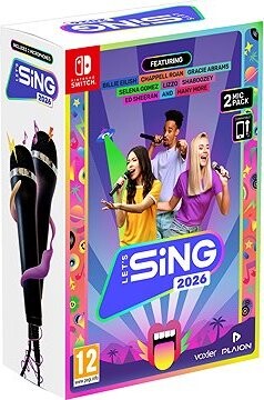 Lets Sing 2026 + 2 mikrofóny – Nintendo Switch