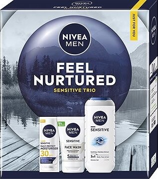 NIVEA Feel Nurtured Sensitive Trio 400 ml