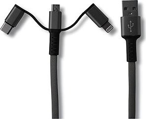 PREXIM nabíjací a dátový k mobilnému zariadeniu čierny