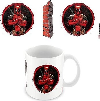 Marvel Deadpool: Pose In Logo – hrnček