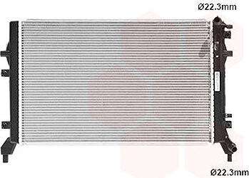 VAN WEZEL chladič, chladenie motora 58002326
