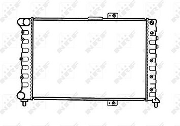 NRF Chladič motora 53241