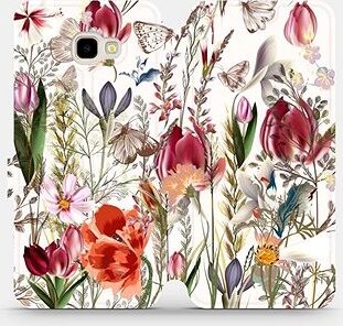 Flip puzdro na mobil Samsung Galaxy J4 Plus 2018 – MP01S Rozkvitnutá lúka