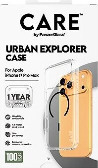 PanzerGlass CARE kryt Apple iPhone 17 Pro Max Urban číry/čierny MagSafe