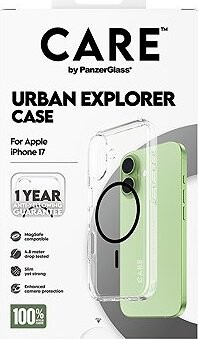 PanzerGlass CARE kryt Apple iPhone 17 Urban číry/čierny MagSafe