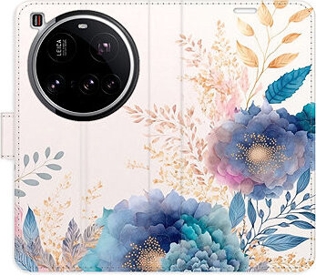 iSaprio Flip puzdro Ornamental Flowers 03 pre Xiaomi 15 Ultra