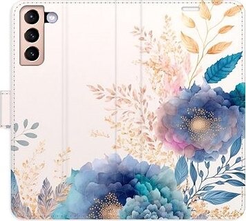 iSaprio flip puzdro Ornamental Flowers 03 na Samsung Galaxy S21