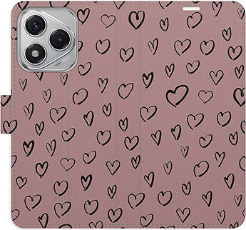 iSaprio Flip puzdro Heart Dark 02 pre Honor 400 Lite