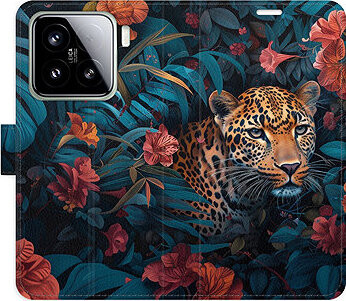 iSaprio Flip puzdro Flower Jaguar 02 pre Xiaomi 15