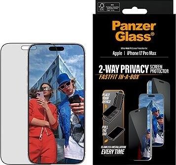 PanzerGlass Privacy Apple iPhone 17 Pro Max Pro s bezprašným aplikačným boxom