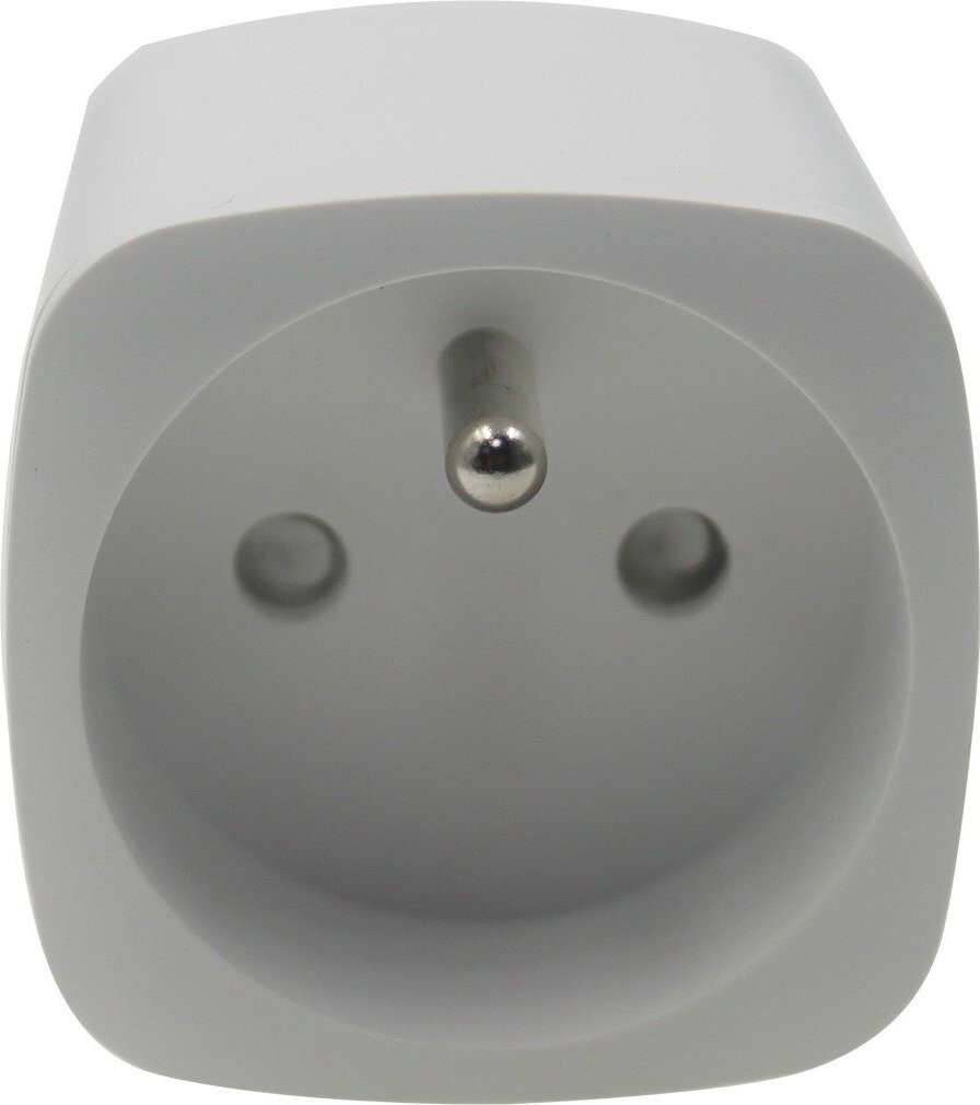 iQtech SmartLife WS024, inteligentný WiFi zásuvkový adaptér s ochranným kolíkom, 16 A, meranie spotr