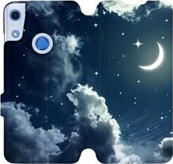Flipové puzdro na mobil Huawei Y6S – V145P Nočná obloha s mesiacom