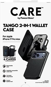 PanzerGlass CARE puzdro Apple iPhone 17 Pro Max MagSafe Tango 2 v 1 Wallet