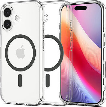 Spigen Ultra Hybrid MagSafe Clear Graphite iPhone 17