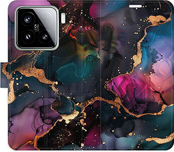 iSaprio Flip puzdro Dark Marble pre Xiaomi 15