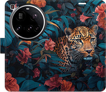iSaprio Flip puzdro Flower Jaguar 02 pre Xiaomi 15 Ultra