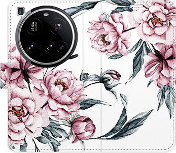 iSaprio Flip puzdro Pink Flowers pre Xiaomi 15 Ultra