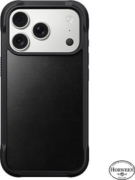 Nomad Rugged Leather Case Black (Horween) iPhone 17 Pro
