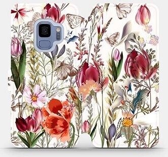 Flip puzdro na mobil Samsung Galaxy S9 – MP01S Rozkvitnutá lúka