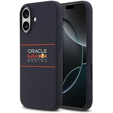 Red Bull Silicone Horizontal Logo MagSafe Zadný Kryt na iPhone 17 Navy