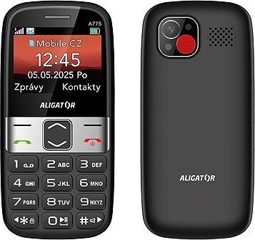 Aligator A775 Senior čierny + stol. nab.