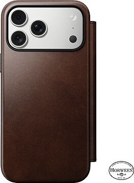 Nomad Modern Leather Folio Rustic Brown (Horween) iPhone 17 Pro Max