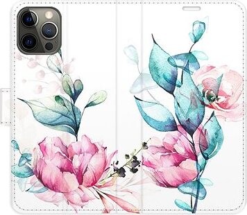 iSaprio flip puzdro Beautiful Flower pre iPhone 12/12 Pro
