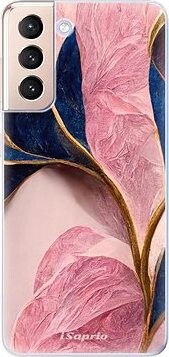 iSaprio Pink Blue Leaves pre Samsung Galaxy S21
