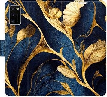 iSaprio flip puzdro GoldBlue pre Samsung Galaxy A41