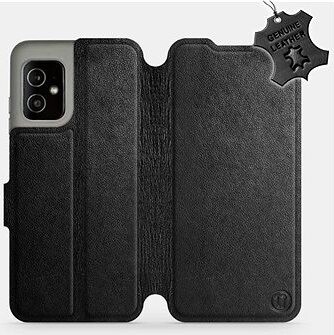 Mobiwear kožené flip puzdro pre Asus Zenfone 8 – Čierne