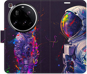 iSaprio Flip puzdro Neon Astronaut 02 pre Xiaomi 15 Ultra