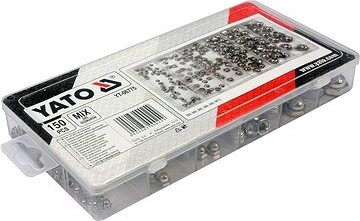YATO Matica metrická, klobúková sada 150 ks YT-06775