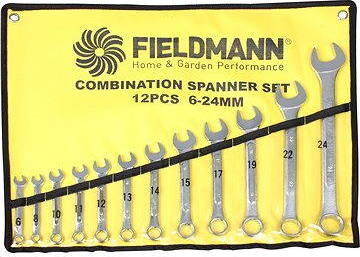 FIELDMANN Sada stranových kľúčov s očkom 12 ks FDN 1010