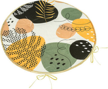 BELLATEX Adela Sedák 79/232 okrúhly hladký priem. 40 cm okruhliaky béžové