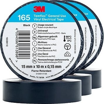 Izolačná páska 3M Temflex 165 elektroizolačná páska 15 mm × 10 m × 0,15 mm