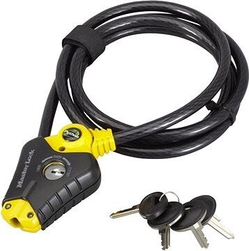 MasterLock Python 8433EURD Skracovací lanový zámok – 10 mm