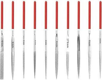 YATO Pilníky ihlové diamantové 3× 140 mm 10 ks 50 mmv sade YT-6144