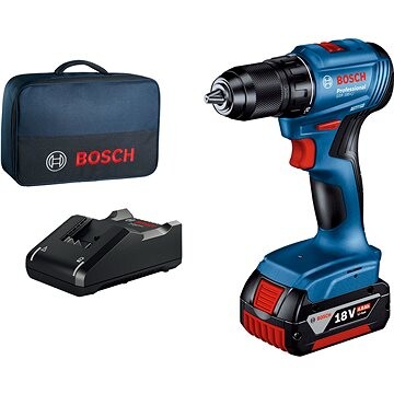 BOSCH Professional GSR 185 LI (1× 4,0 Ah, nabíjačka, taška), 0.601.9K3.005