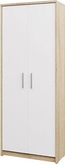 Nejlevnější nábytek Nejby Gianni 4 police, dub sonoma/biela