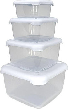 Belli E Forti Sada potravinových dóz Frigobella 3+1, čtvercové