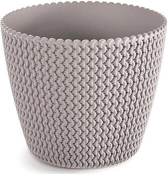 PROSPERPLAST Obal na kvetináč plastový SPLOFY DSP220 mokka