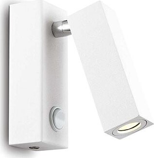 Ideal Lux Page AP1 nástenné bodové LED svietidlo 3 W hranaté biele