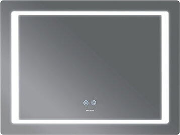 MIXXUS Zrcadlo s LED osvětlením, protizamlžovací funkcí a regulací jasu, MR13-80×60-REVERSE Style